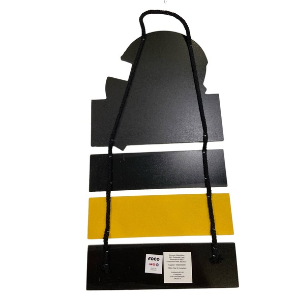 "FOCO NCAA Iowa Hawkeyes T Helmet Man Cave Wall Sign" - Picture 7 of 10